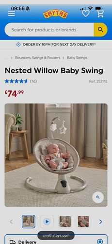 Nested motorised baby - baby, swing