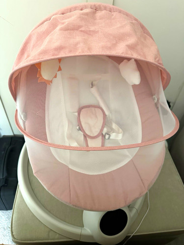 Pink white baby swing sun - swing, &